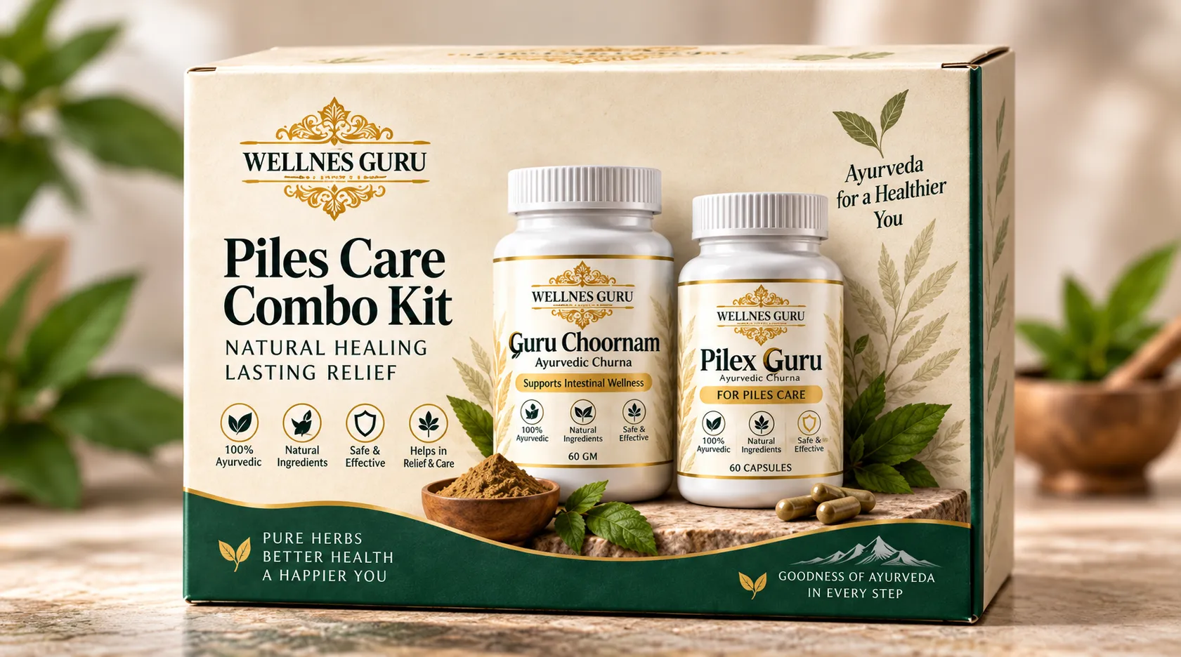 Guru Piles Care — Piles Care Combo Kit